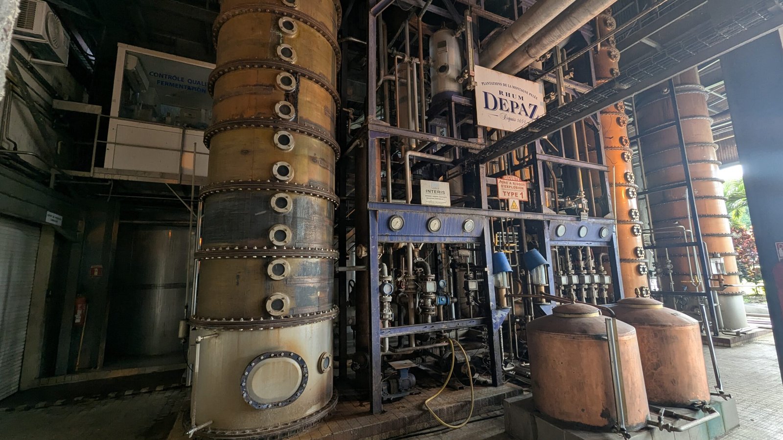 Distillerie à visiter : DEPAZ à deux pas de l’Hacienda